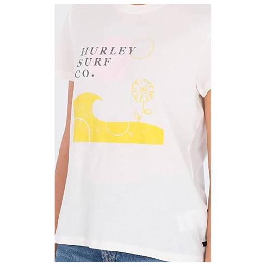 Hurley Γυναικεία κοντομάνικη μπλούζα Daisy Relaxed Girlfriend Short Sleeve T-Shirt